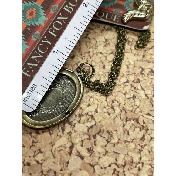 BIRTHDAY GIFT MOM DAUGHTER WIFE GRANDMA BUNNY RABBIT LOCKET PHOTO NECKLACE NEW - Picture 14 of 14